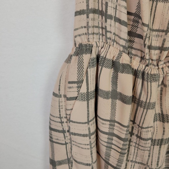 Avec Les Filles Womens Spaghetti Strap Shorts Romper Size XS Pink Gray - Picture 5 of 9